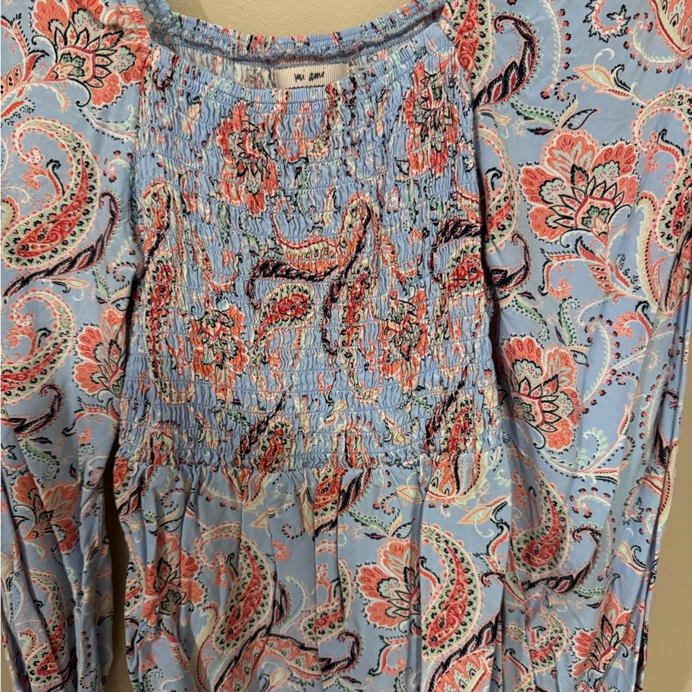 Women’s Paisley Print Top-small - Picture 2 of 4